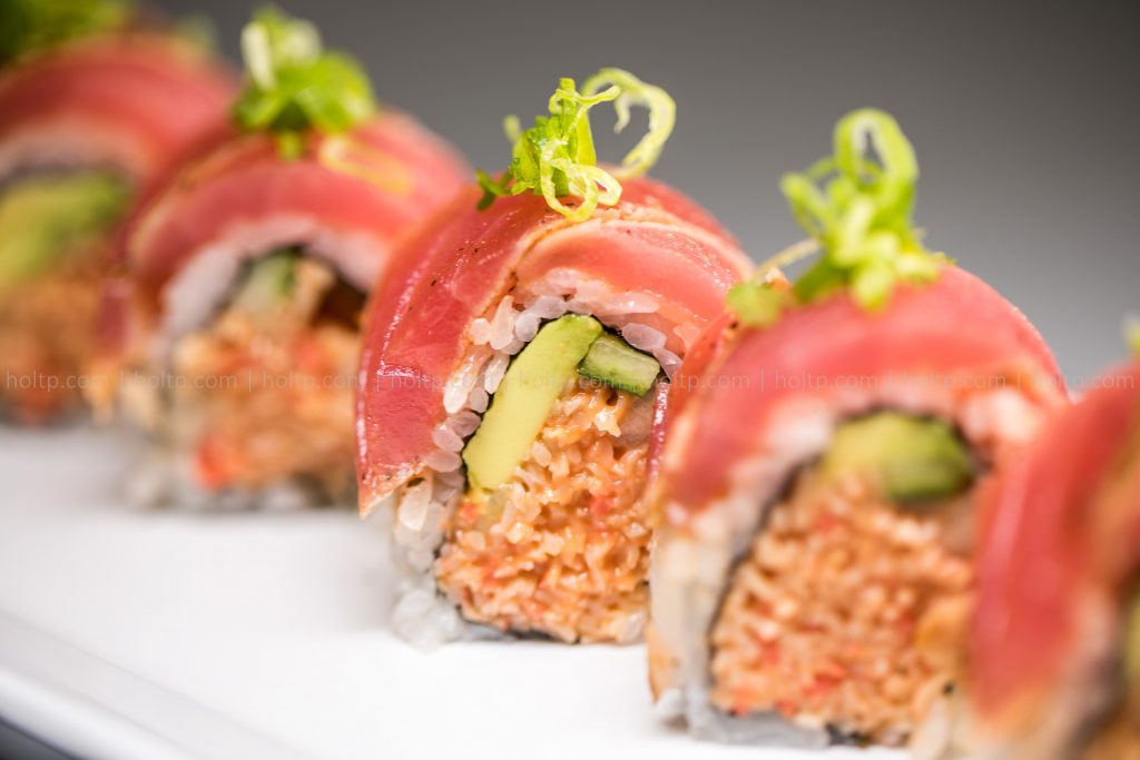 Sushi Roll Photo Spicy Seared Tuna