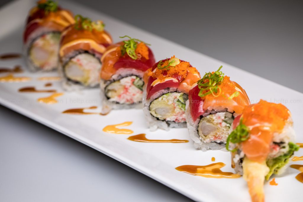 Sushi Roll Photo Tuna Salmon Shrimp Tempura