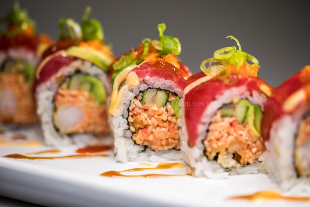 Sushi Roll Photo Spicy Crab Tuna