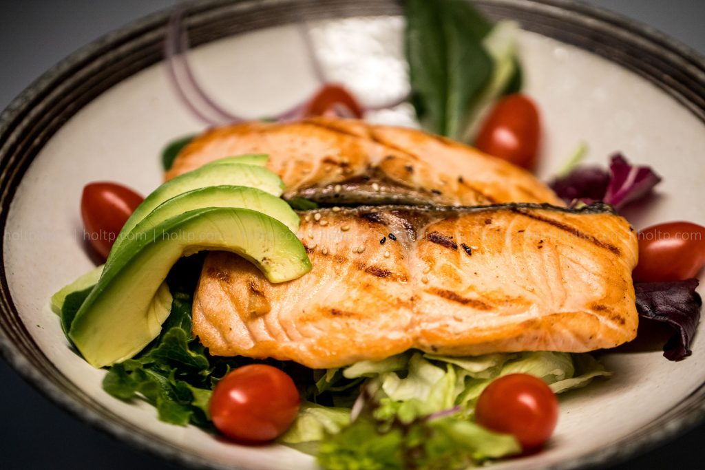 Appetizer Salmon Salad Photography