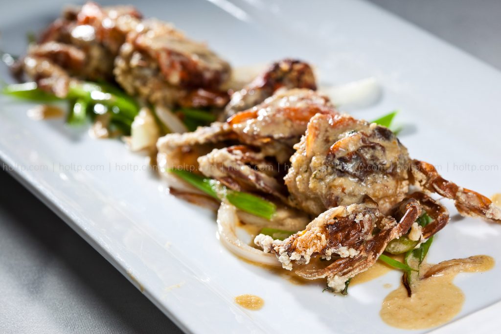 Deep Fried Soft Shell Crab Fine Dining