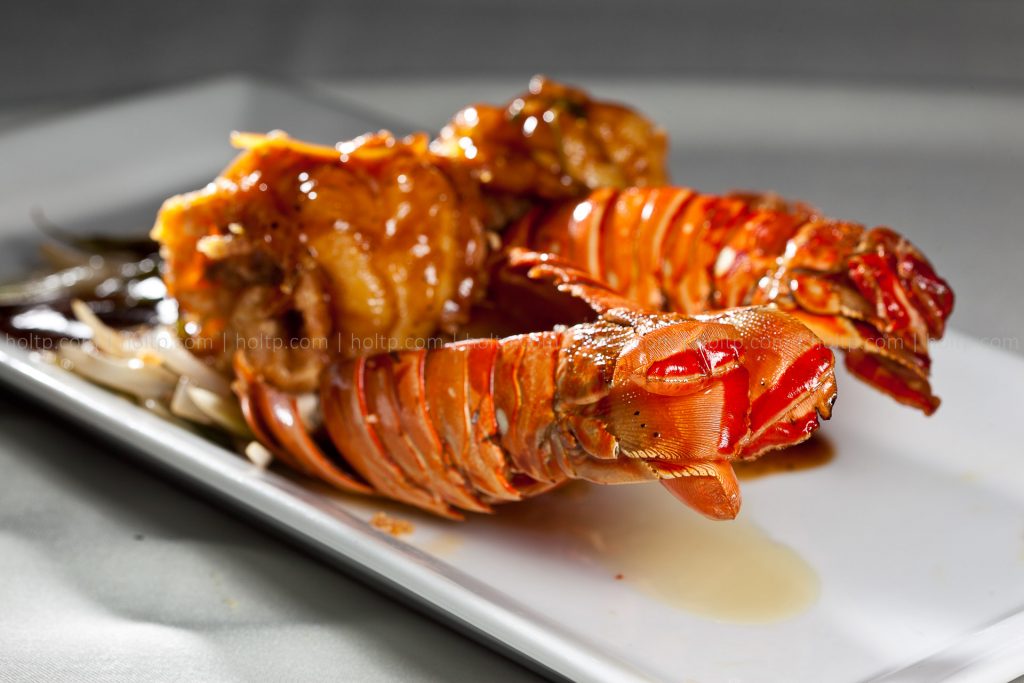 Lobster Tail Tamarind Sauce Photography