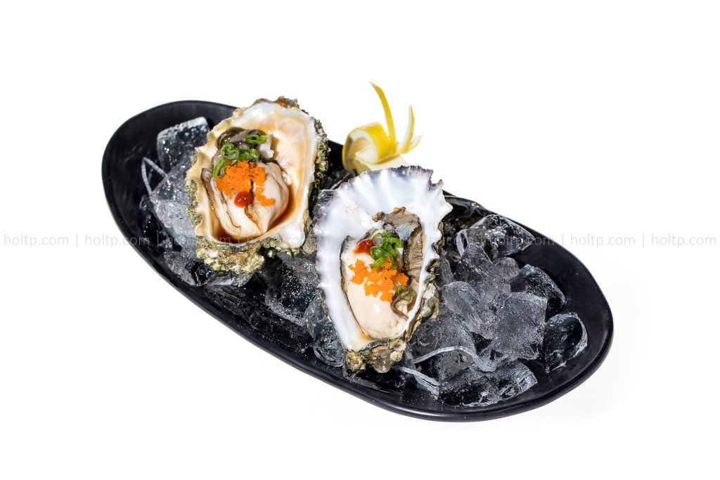 Oyster with Masago Appetizer Photo