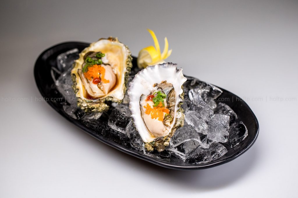 Oyster with Masago Appetizer Photo