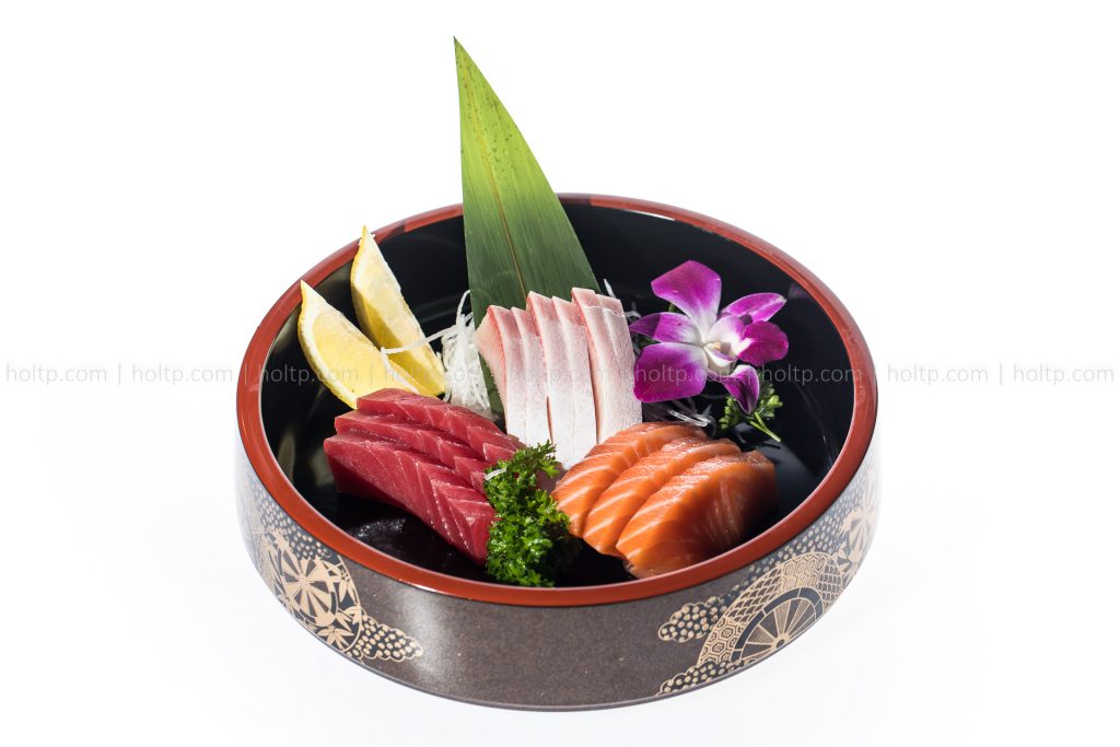 Assorted Sashimi Bowl Photography