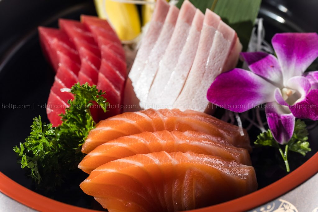 Assorted Sashimi Bowl Photography