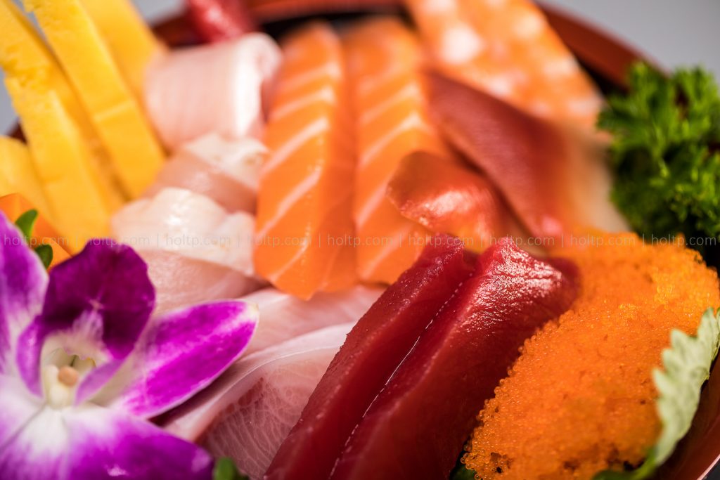 Assorted Sashimi Photography