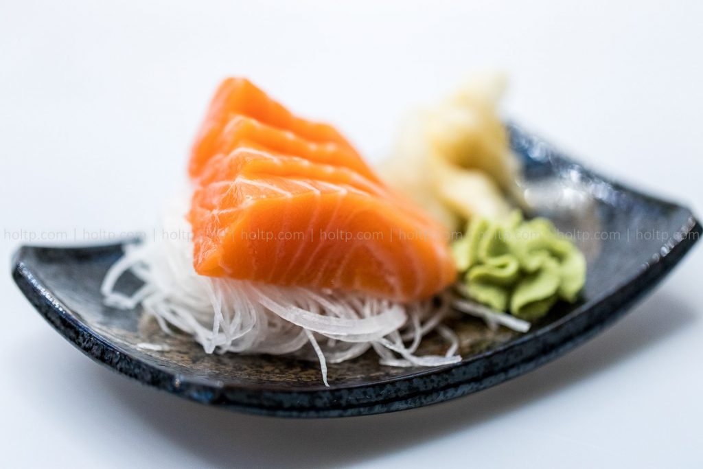 Salmon Sashimi Photography