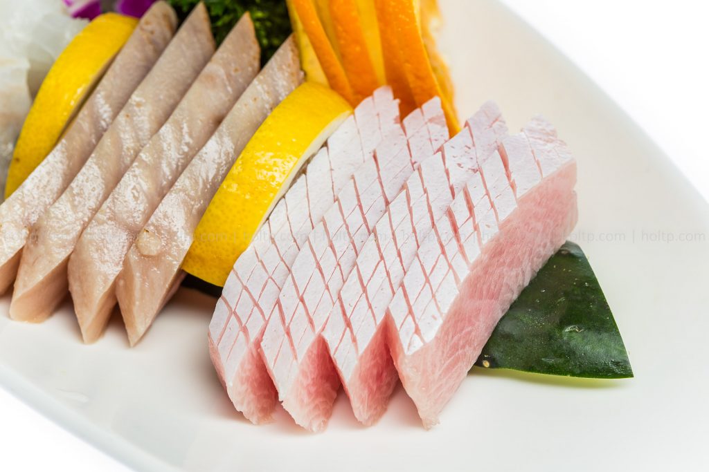 Yellowtail Belly Sashimi Photography